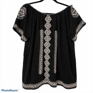 Calypso St. Barth Blouse Flowy Black M